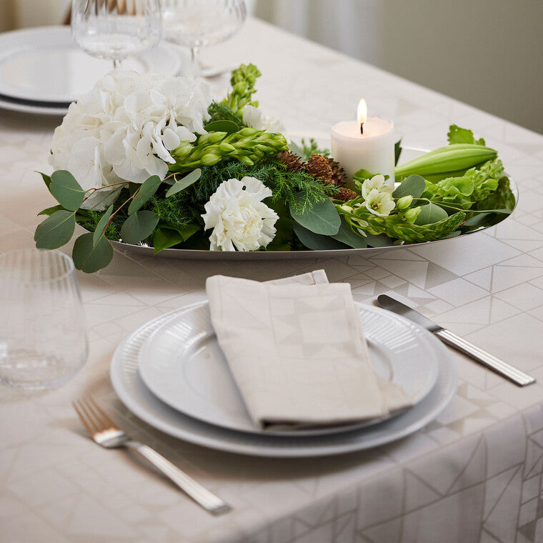 Plissé tallerken flad Ø24 cm